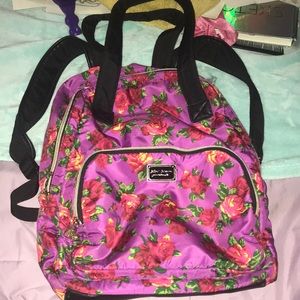 Book bag by Betsy Johnson